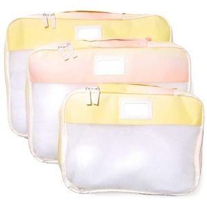 CALPAK Set of 3 Packing Cubes in Sorbet